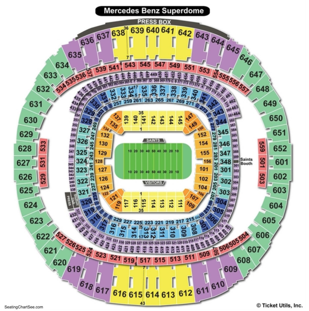 superdome 3d seating