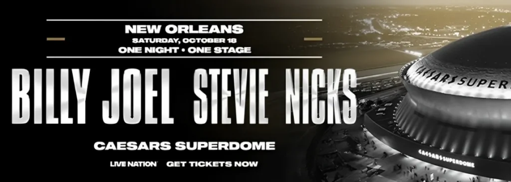 Billy Joel & Stevie Nicks at Caesars Superdome